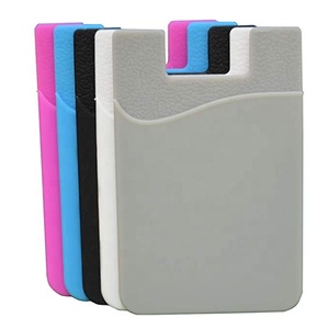 Échantillon Gratuit Support Téléphone <span class=keywords><strong>Portable</strong></span> en Silicone Personnalisé pour Cartes de Crédit et Pièces d'Identité - Product Image 2