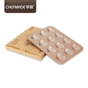 Meilleur Vendeur Madeleine Pan 12 tasse antiadhésive tasse En Forme De Cœur <span class=keywords><strong>moule</strong></span> à gâteau Cuisson En Acier Au Carbone Pan - Product Image 6