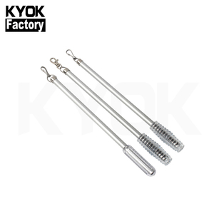 Sunliko — bâton de rideau en fibre de verre, tringle à rideau en métal et en acrylique, avec poignée en plastique, ensemble d'accessoires, Baton pour rideau - Product Image 1