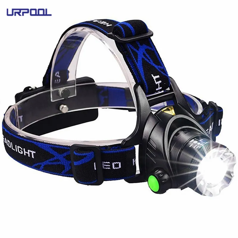 Led Head Lamp Met Head Strap Krachtige Koplamp 10W Led Licht