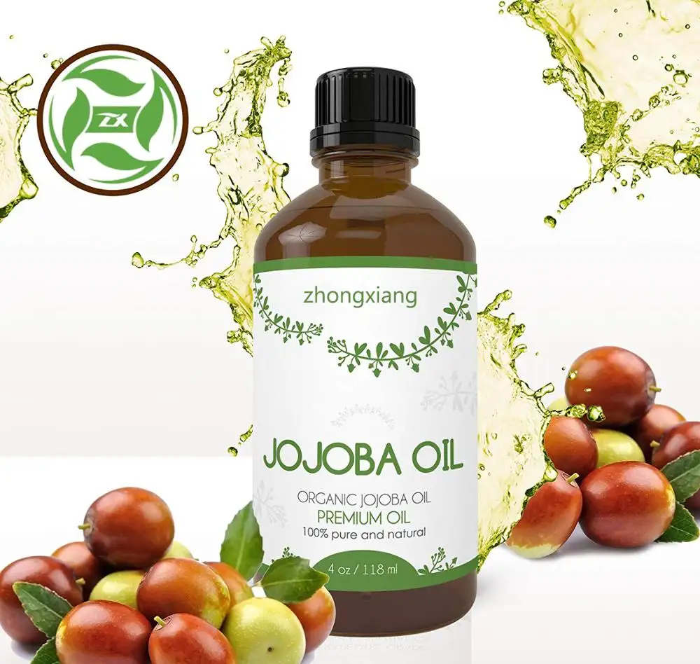 Fabrika kaynağı toptan toplu fiyat 100% saf altın jojoba yağı organik özel etiket huile de jojoba