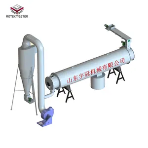 industrial Wood Sawdust/ Chips Rotary Vacuum Dryer