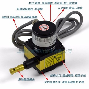 500mm Liner mouvement capteur de position ACPD <span class=keywords><strong>CESI</strong></span>-S500 - Product Image 3