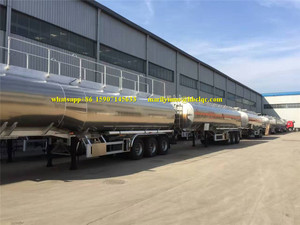 <span class=keywords><strong>4000</strong></span> <span class=keywords><strong>litros</strong></span> Tri-eje <span class=keywords><strong>de</strong></span> aluminio tanque <span class=keywords><strong>de</strong></span> <span class=keywords><strong>agua</strong></span> 45cbm aislamiento <span class=keywords><strong>cisterna</strong></span> <span class=keywords><strong>de</strong></span> combustible del eje <span class=keywords><strong>de</strong></span> Bogie transporte Semi remolq - Product Image 2