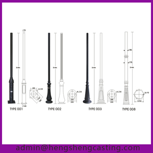 Nuovi prodotti di alluminio lampione poli/<span class=keywords><strong>pali</strong></span> in alluminio leggero - Product Image 5