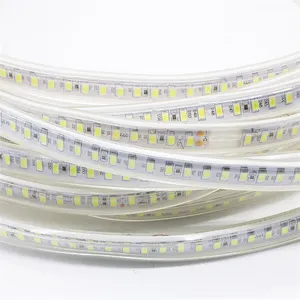 220V SMD 5630 5730 LED 스트립 120pcs 방수 유연한 led 스트립 빛