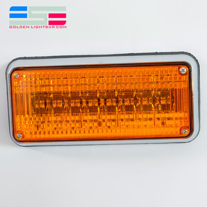 חירום מהבהב strobe אזהרת רכב המשמש 12 v אמבר צד כיכר led אור אמבולנס