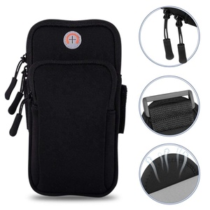 Exercise Workout Running Fitness Double Pockets Universal <strong>Smartphone</strong> Waterproof Arm <strong>Bag</strong> with Earphone Hole for iPhone - Product Image 1