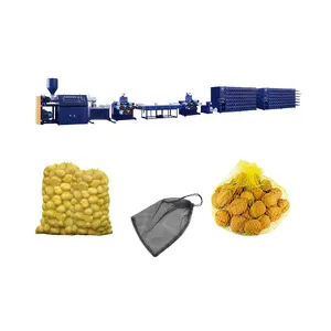 Packing vegetable fruit plastic Nylon PE PP mesh bag monofilament yarn making machine