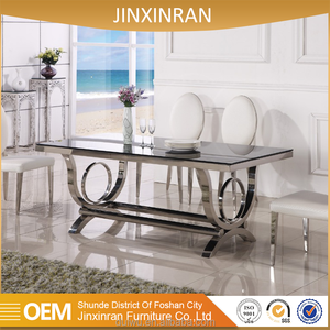 Moderne meubles de maison 6 siège rectangle marbre meilleurs designs <span class=keywords><strong>table</strong></span> à manger - Product Image 2