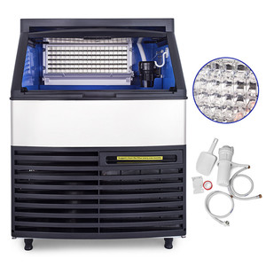 Điều Khiển Kỹ Thuật Số Ice Cube Máy 130Kg Ice Cube Maker Thương Mại Ice Maker - Product Image 3