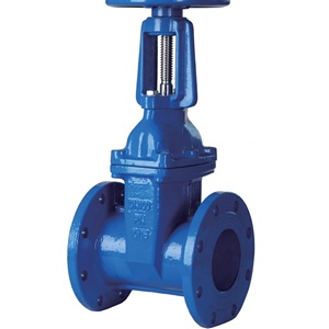 Vanne à guillotine à bride en fonte ductile DN100 PN16 ANSI/BS/DIN/JIS Prix raisonnable Haute qualité Fournisseur direct d'usine - Product Image 1