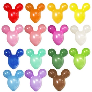 Faveur de bébé jouet de <span class=keywords><strong>dessin</strong></span> animé Écologique bleu ciel <span class=keywords><strong>couleur</strong></span> latex <span class=keywords><strong>mickey</strong></span> ballon - Product Image 6