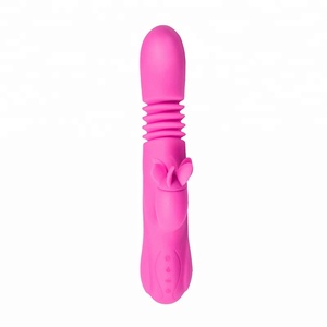 El empuje vibrador giratorio vibrador lengua lamiendo estimulador de clítoris - Product Image 4
