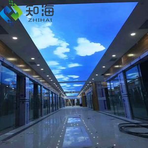 ZHIHAI Supermarché Mall Décor de bureau <span class=keywords><strong>Ciel</strong></span> Nuage Impression <span class=keywords><strong>LED</strong></span> Rétro-éclairé PVC <span class=keywords><strong>Plafond</strong></span> suspendu - Product Image 5