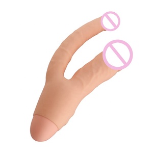 Vibración de doble cabeza Vaginal Anal juguete del sexo del vibrador - Product Image 1