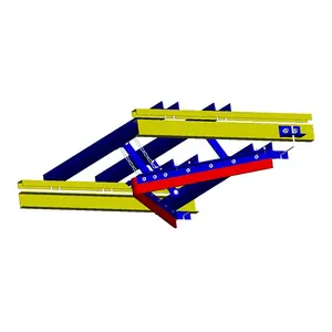New Float Diagonal V-Plow Conveyor Belt Scraper For Mine Equipment