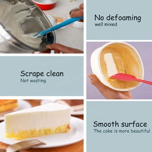 Ad alta Resistenza Al Calore di Un Pezzo di Design Da Cucina In <span class=keywords><strong>Silicone</strong></span> Spatola <span class=keywords><strong>per</strong></span> la Crema - Product Image 4