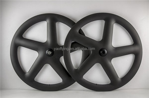 5 con el ciclo del carbono ruedas clincher/tubular ruedas de carbono 700C ruedas de bicicleta - Product Image 2