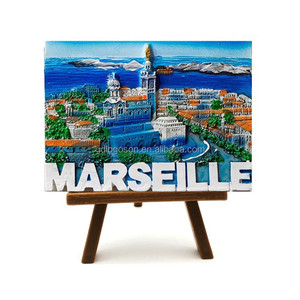 NEW Tùy Chỉnh Marseilles Poly Nhựa Thủ Công Trang Trí Du Lịch Lưu Niệm Với Người Giữ Nhựa Treo Nhựa Trang Trí - Product Image 4