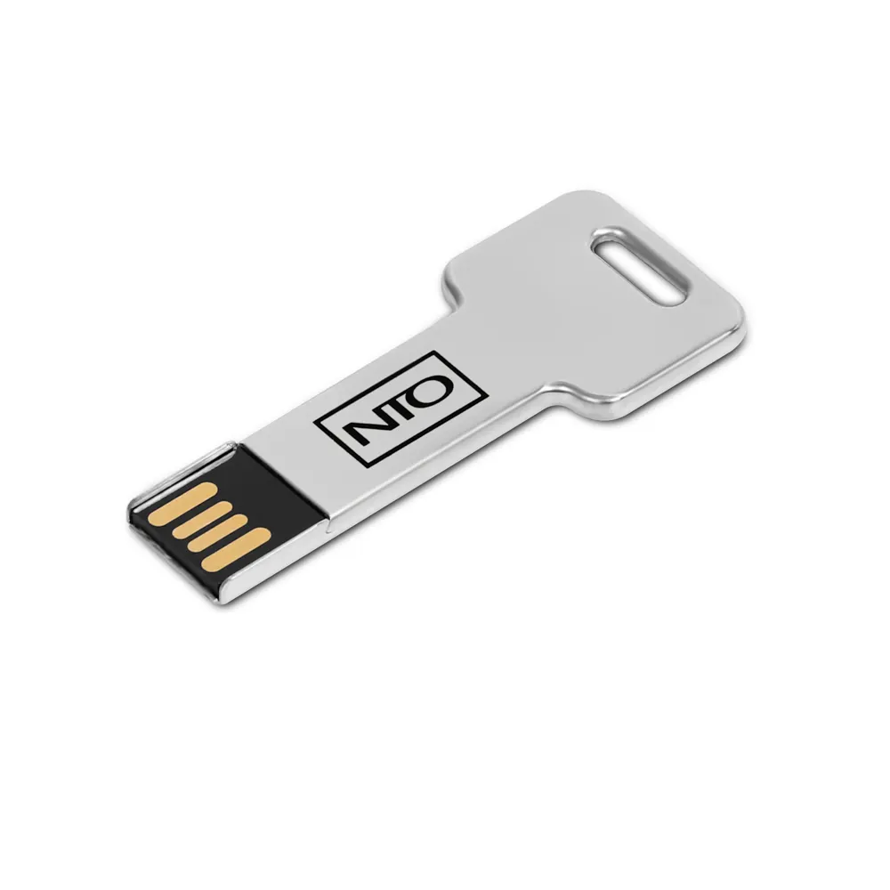 Unidad de memoria USB 2,0 con forma de llave de Metal, 8gb, 32gb, venta al por mayor