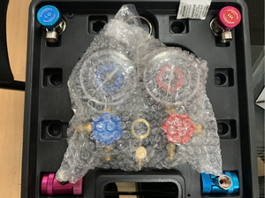 Refrigeration <strong>Manifold</strong> <strong>Gauge</strong> Set HVAC System for New Type Refrigerant Tools for R1234yf and <strong>R134A</strong> - Product Image 3