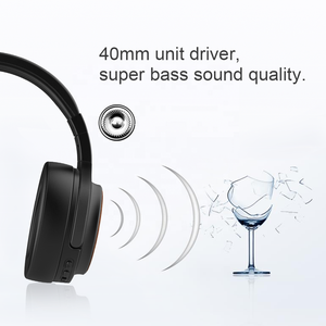 De haute qualité en bois sans fil salut fi stéréo annulation active du bruit bluetooth casque - Product Image 5