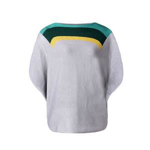 Mujeres de alta calidad de seda de algodón de <span class=keywords><strong>punto</strong></span> <span class=keywords><strong>jersey</strong></span> de manga corta básica prendas de <span class=keywords><strong>punto</strong></span> suéter - Product Image 1