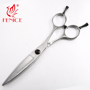 <span class=keywords><strong>Double</strong></span> Finger Rest Damascus Mô Hình Cắt Kéo Tóc Chuyên Nghiệp Rộng Lưỡi Trượt Kéo - Product Image 2