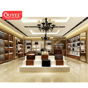 Arredamento per Vetrine di Boutique di Moda, Mobili in Legno per Negozi di Occhiali, <span class=keywords><strong>Scarpe</strong></span> e Borse, Decorazione e Design d'Interni per Negozi - Product Image 2