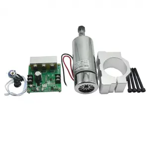 CNC ROUTER MILLING Air Cooled ER11 12-48V 400W Spindle Motor & PWM Speed Controller & Mount