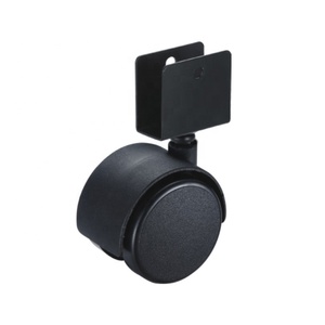 Nylon U bracket shape casters furniture U clip caster wheel