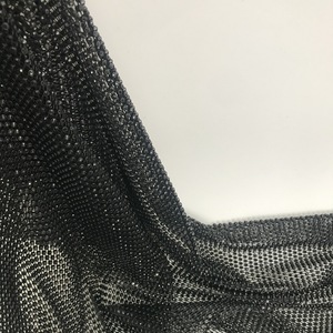 Lấp lánh đàn hồi nhựa <span class=keywords><strong>Rhinestone</strong></span> lưới Dải Fishnet tinh thể lưới vải cuộn cho giày may mặc - Product Image 4