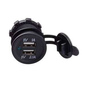 Double USB Chargeur Prise D'alimentation Étanche Double Prise de Courant pour Voiture Bateau moto Marine Carvans - Product Image 1