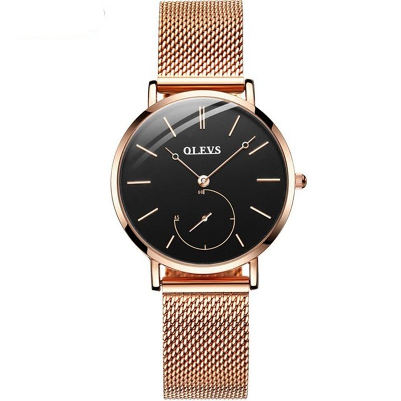 OLEVS Women's Bracelet Watch Gold Quartz Wrist Watch for Ladies