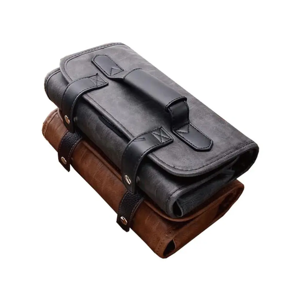 Friseur Lagerung Tragbare Beutel Professionelle Kamm Taille Pack Salon PU Leder Gürtel Haarnadel Werkzeug Tasche Flasche Fall Schere