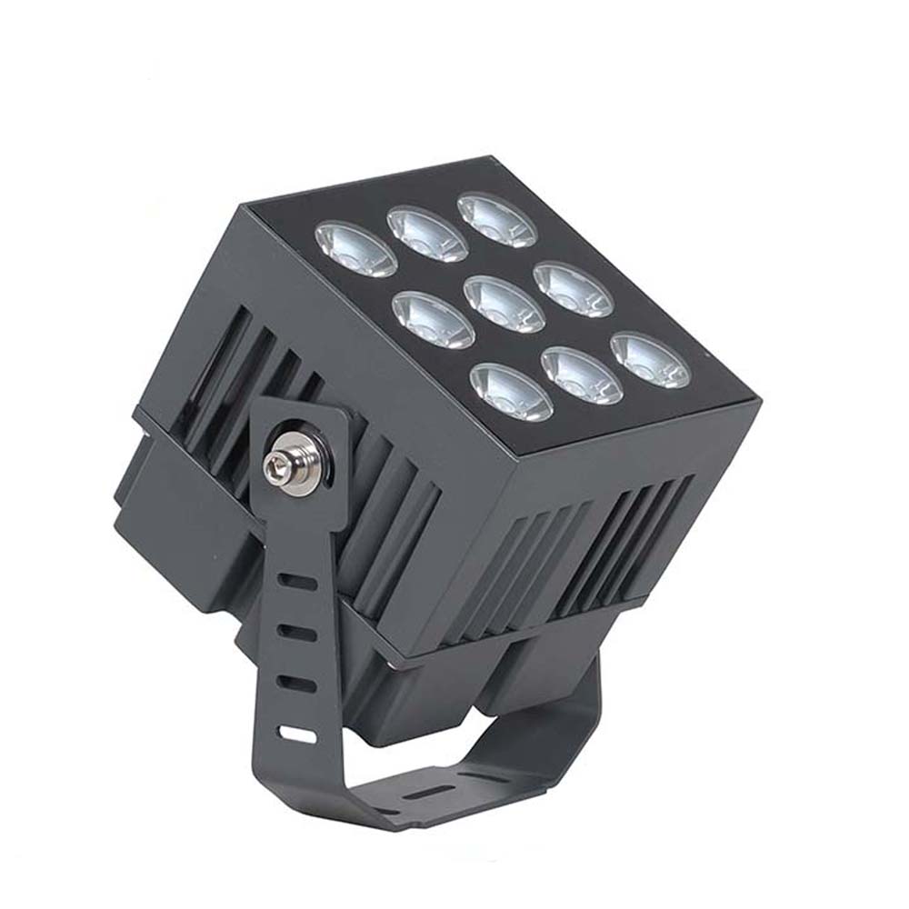 Наружный водонепроницаемый узкий луч IP66, 1 градус DMX512 RGB 2700-6500K 50 Вт, точечный Светодиодный прожектор для наружного строительного освещения