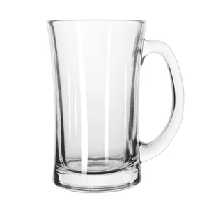 China Manufacture 320ml Cheap Round Clear Tea Cups Glass Coffee Cup Drinking Glass Beer Mug