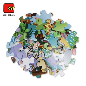 Cartoon Forest Animals Pattern <strong>Jigsaw</strong> Puzzle Paper <strong>3D</strong> Puzzle <strong>Jigsaw</strong> - Product Image 2