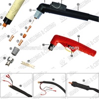 4M 8M Cebora Type CP90 Plasma Welding Cutting TorchとCentral Connector