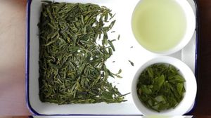 Té Verde orgánico en las fábricas chinas té longjing té verde B