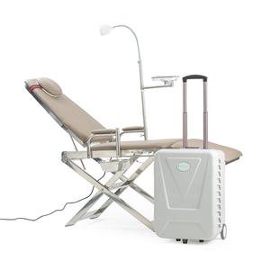 2018 Equipos médicos plegables Suministros Pacientes plegables Precios <span class=keywords><strong>unitarios</strong></span> Sillón dental portátil - Product Image 1