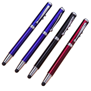 Venta al por mayor de alta calidad de Metal lápiz táctil <span class=keywords><strong>con</strong></span> logotipo personalizado luz Led y láser de Metal bolígrafo - Product Image 1