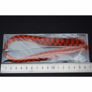 12 colori Fiber Sintetiche di Zebra Mette a Nudo Vene Pseudo Fiber Dei Capelli Nero Sbarrate Fly Tying Materiali - Product Image 6