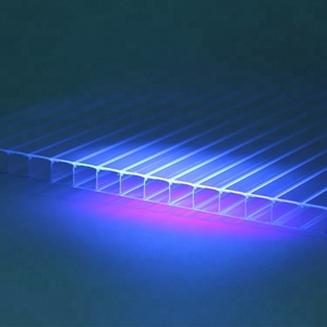 Màu Trong Suốt Multiwall Hollow <span class=keywords><strong>Polycarbonate</strong></span> Tấm Lợp - Product Image 4