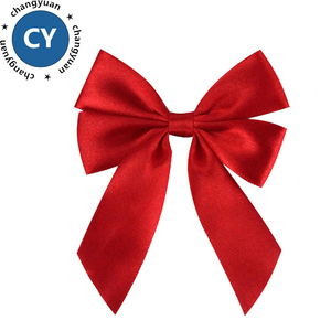 Professionnel En Gros Pré Made Satin Ruban Arc pour le <span class=keywords><strong>Vin</strong></span> Bouteille Cou Mini Satin Ruban Avec bande de Taille Élastique - Product Image 5