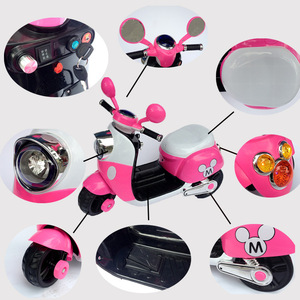 Moto Elettrica Triciclo per Bambini all'Ingrosso, Auto a Batteria per Bambini e Bambine, Veicolo <span class=keywords><strong>Giocattolo</strong></span> con Seduta - Product Image 6