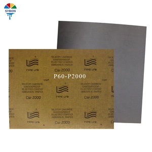 Papel de <span class=keywords><strong>Lija</strong></span> de Agua de carburo de silicona, pulido, buena calidad, P80, 100120 de arena, <span class=keywords><strong>Lija</strong></span> seca - Product Image 4