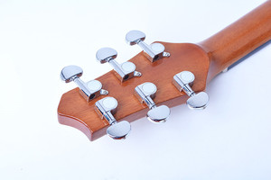 Buena calidad al por mayor madera contrachapada de nogal 6 cuerdas de acero folk estudiante guitarra acústica - Product Image 4
