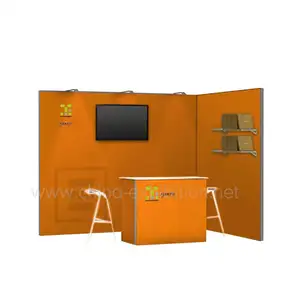 Ausstellung Display Profil Stall Designer Indien Mdf Für 10X10 Aluminium Diy X Festzelt Flache Dach 3X9 mit Grafik Booth Builder